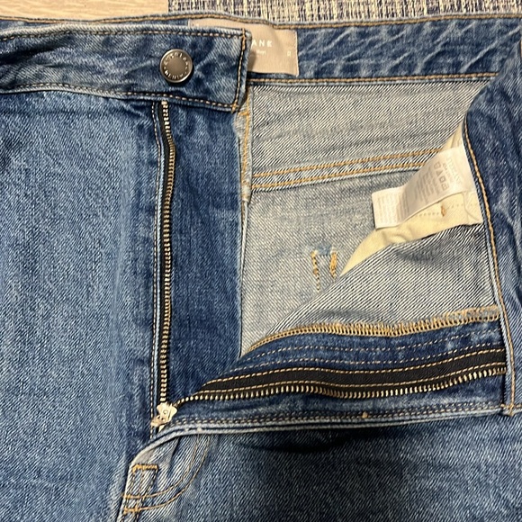 Everlane The A-Line Denim Short in medium indigo - size 33 - Picture 12 of 13